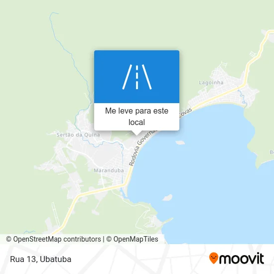 Rua 13 mapa