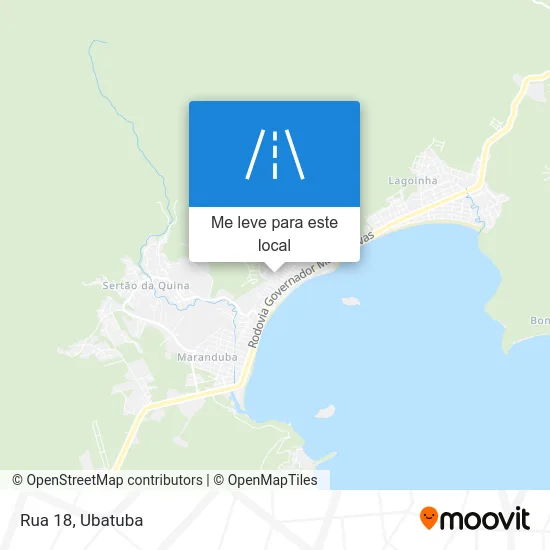Rua 18 mapa
