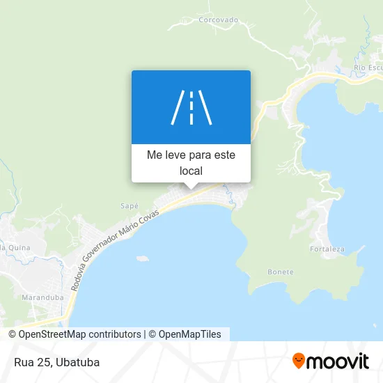Rua 25 mapa