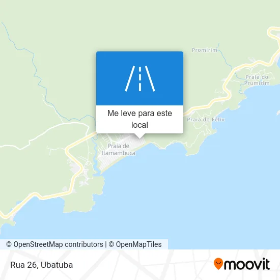 Rua 26 mapa