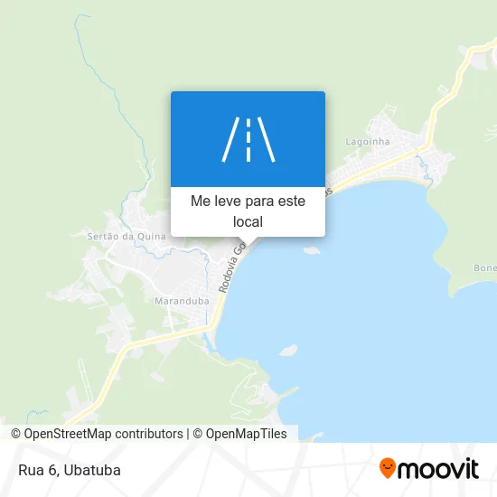 Rua 6 mapa