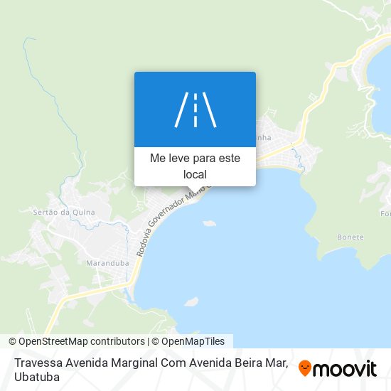 Travessa Avenida Marginal Com Avenida Beira Mar mapa