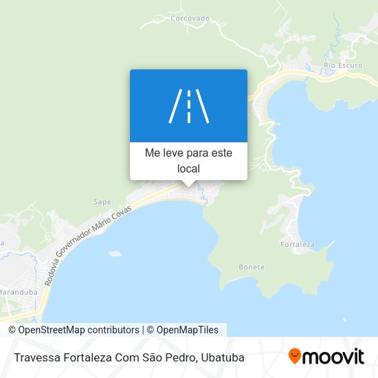Travessa Fortaleza Com São Pedro mapa