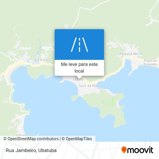 Rua Jambeiro mapa