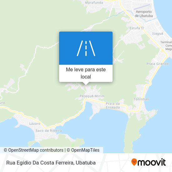 Rua Egídio Da Costa Ferreira mapa