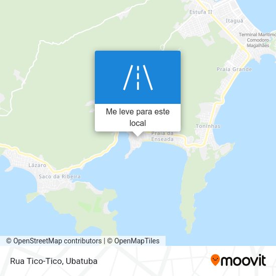 Rua Tico-Tico mapa