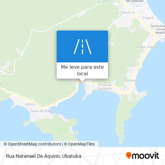 Rua Natanael De Aquino mapa