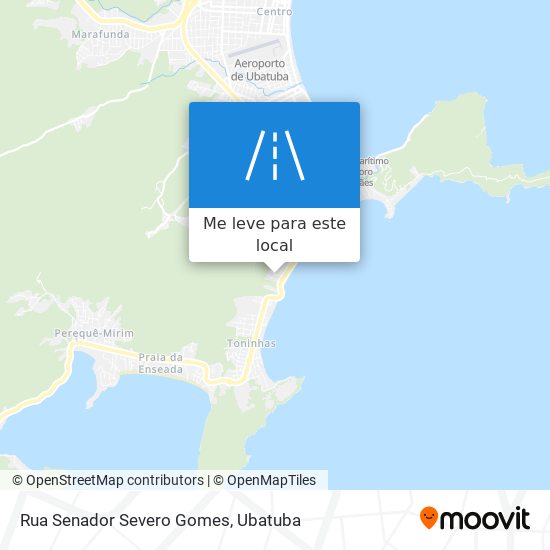 Rua Senador Severo Gomes mapa