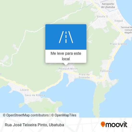 Rua José Teixeira Pinto mapa