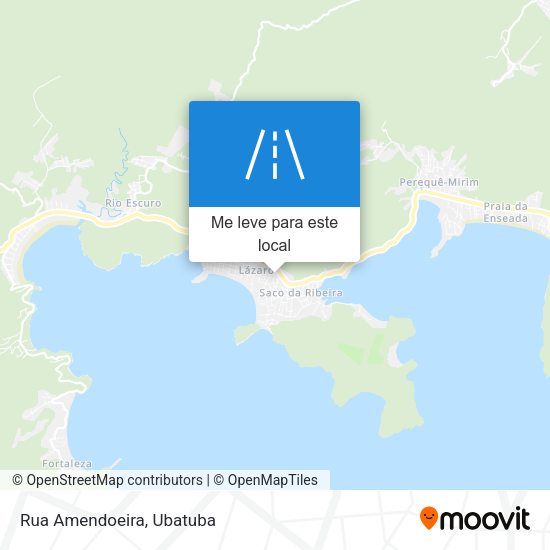 Rua Amendoeira mapa