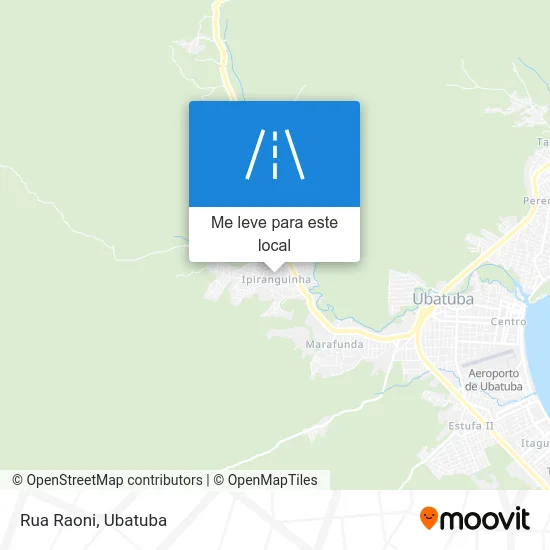 Rua Raoni mapa