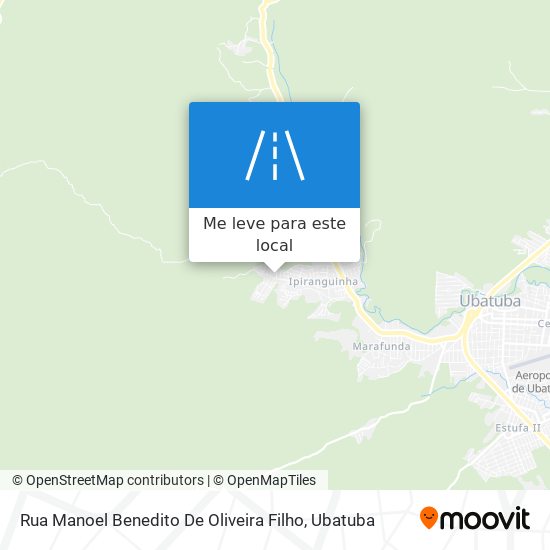 Rua Manoel Benedito De Oliveira Filho mapa