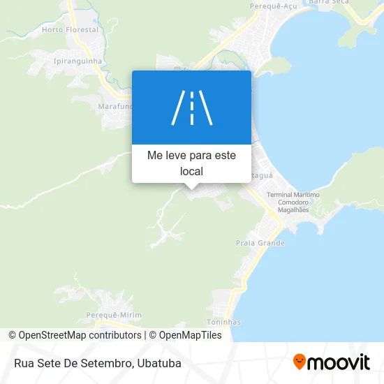 Rua Sete De Setembro mapa