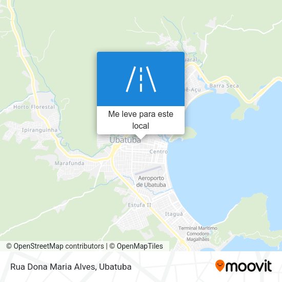 Rua Dona Maria Alves mapa