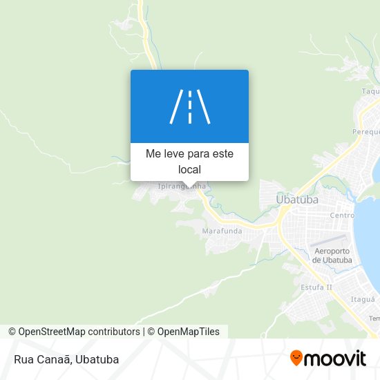 Rua Canaã mapa