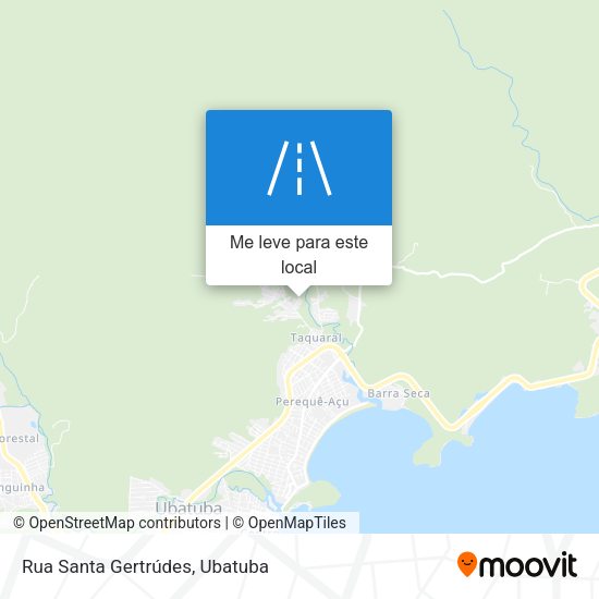 Rua Santa Gertrúdes mapa