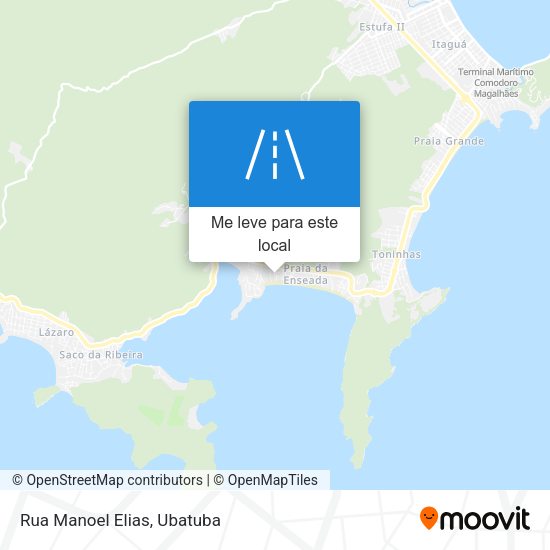 Rua Manoel Elias mapa