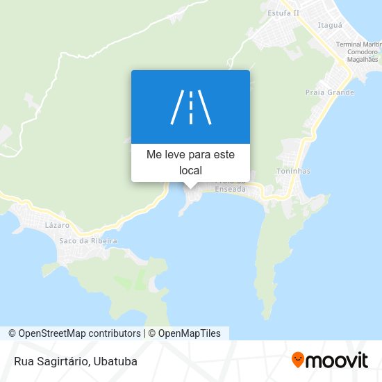Rua Sagirtário mapa