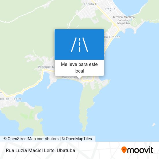 Rua Luzia Maciel Leite mapa