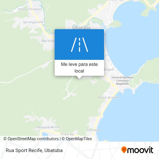 Rua Sport Recife mapa