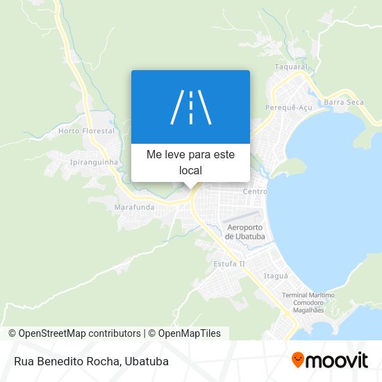 Rua Benedito Rocha mapa