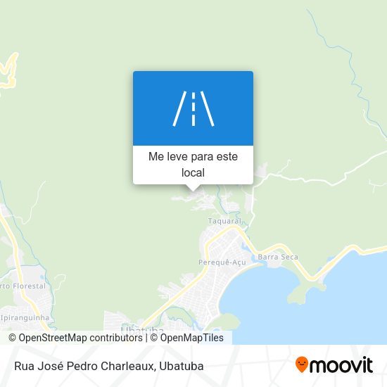 Rua José Pedro Charleaux mapa