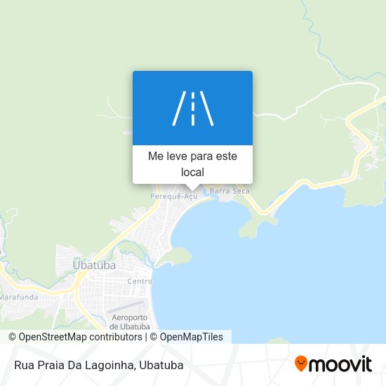 Rua Praia Da Lagoinha mapa