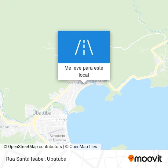 Rua Santa Isabel mapa