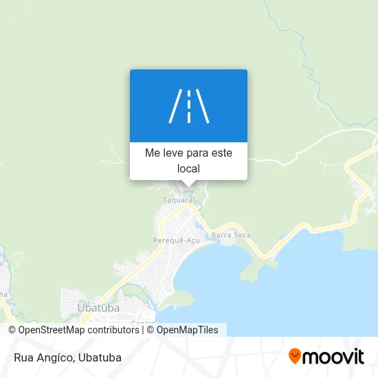 Rua Angíco mapa