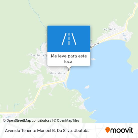 Avenida Tenente Manoel B. Da Silva mapa