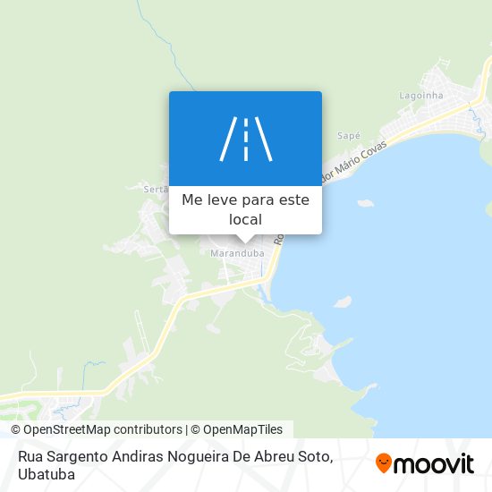 Rua Sargento Andiras Nogueira De Abreu Soto mapa