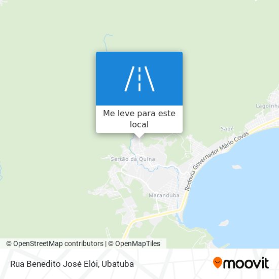 Rua Benedito José Elói mapa