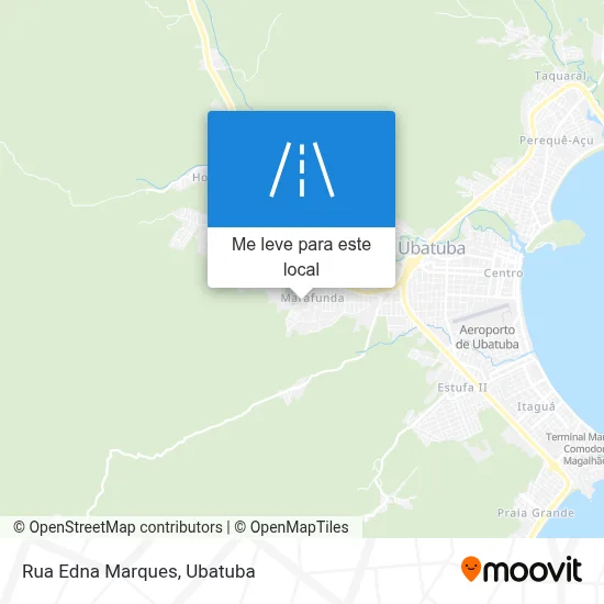 Rua Edna Marques mapa