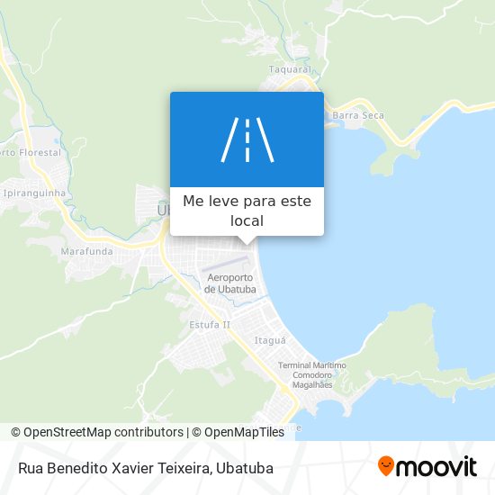 Rua Benedito Xavier Teixeira mapa