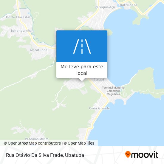 Rua Otávio Da Silva Frade mapa