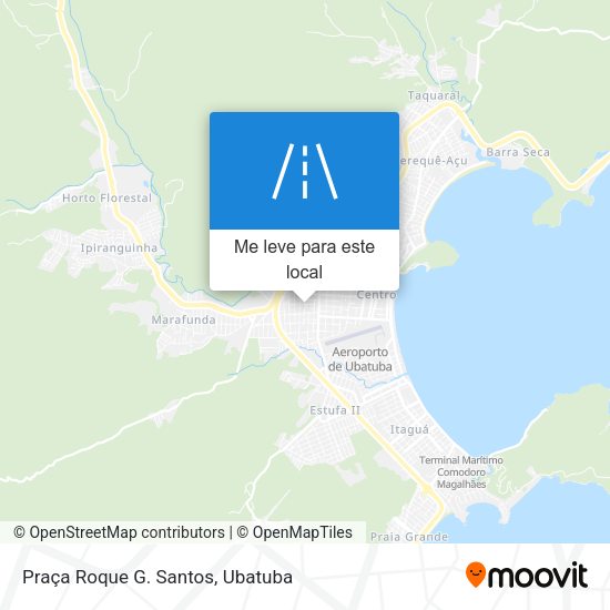 Praça Roque G. Santos mapa