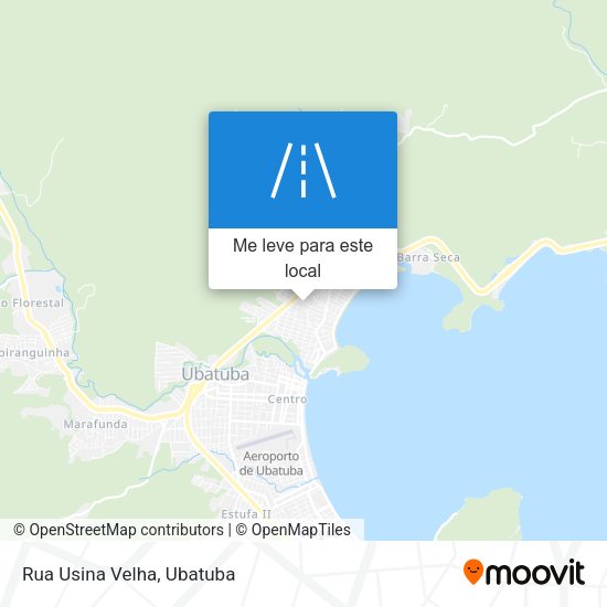 Rua Usina Velha mapa
