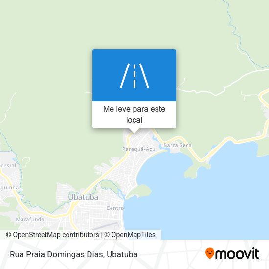 Rua Praia Domingas Dias mapa