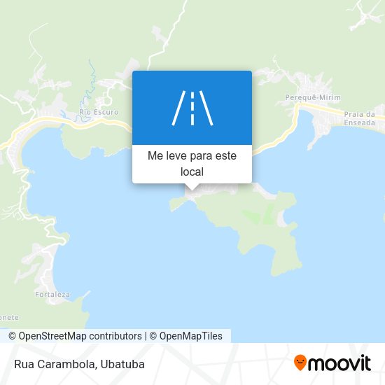Rua Carambola mapa