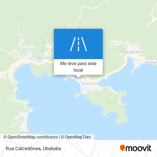 Rua Calcedônea mapa