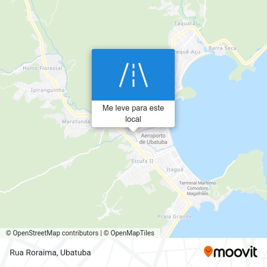 Rua Roraima mapa