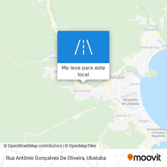Rua Antônio Gonçalves De Oliveira mapa