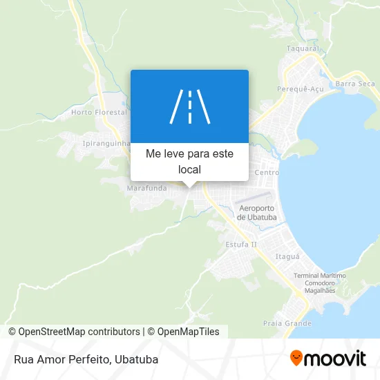Rua Amor Perfeito mapa