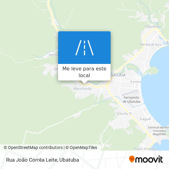 Rua João Corrêa Leite mapa