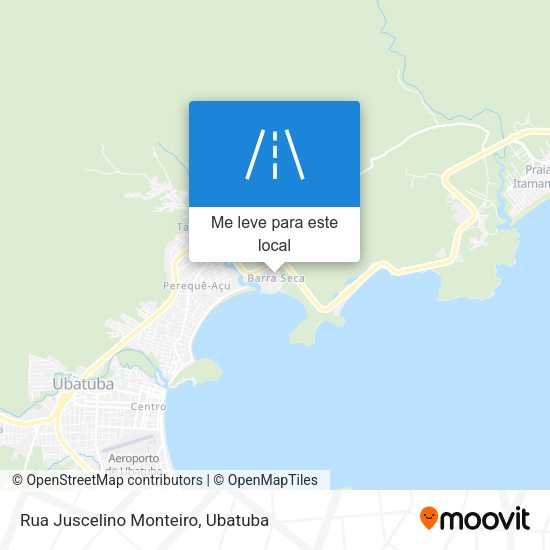 Rua Juscelino Monteiro mapa