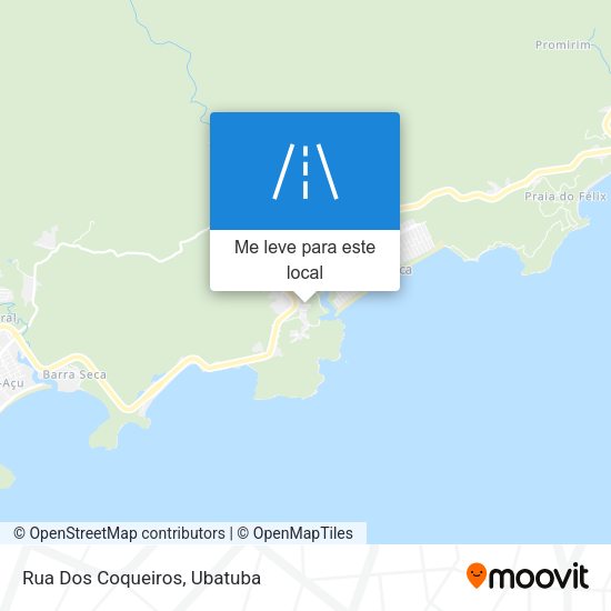 Rua Dos Coqueiros mapa