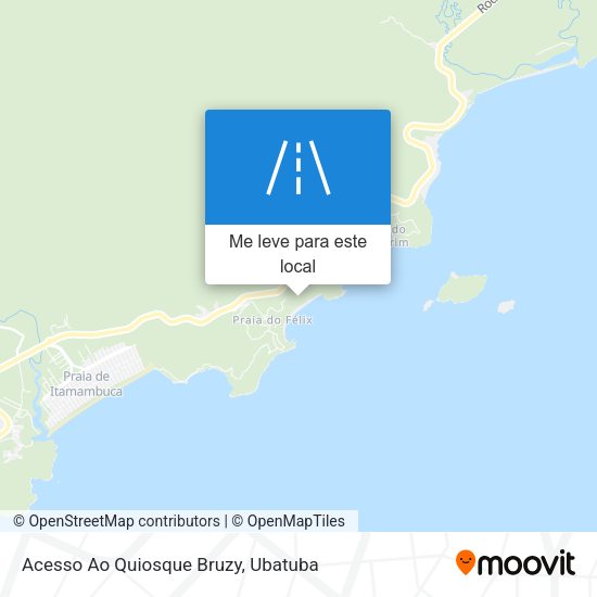 Acesso Ao Quiosque Bruzy mapa