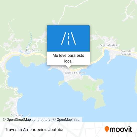 Travessa Amendoeira mapa