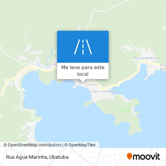 Rua Água Marinha mapa