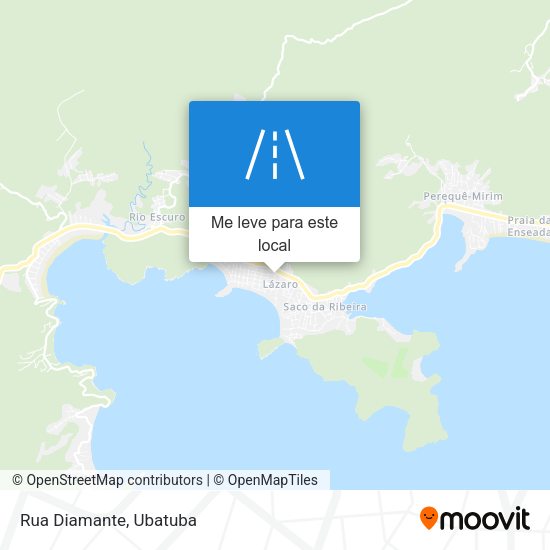 Rua Diamante mapa